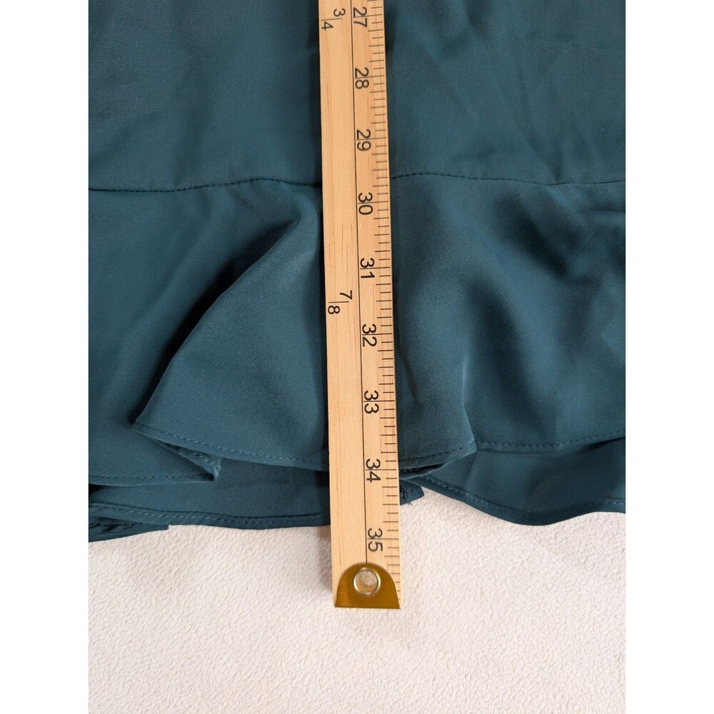 Birdy Grey Kenny Ruffle Sea Glass Robe Ruffle Missing Belt Womens Size XS/S - Picture 7 of 8
